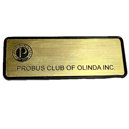 Inducted Members Name Badge